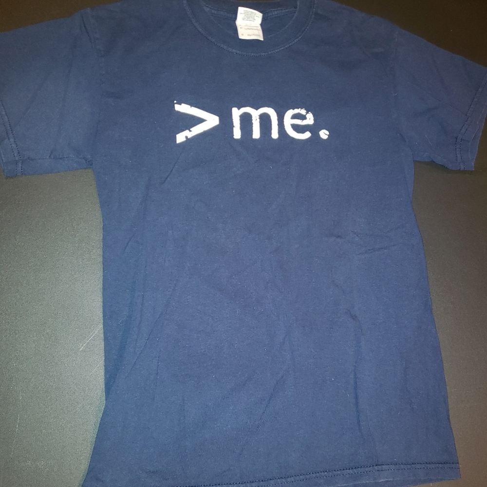Small Blue T-Shirt (Greater Than Me)